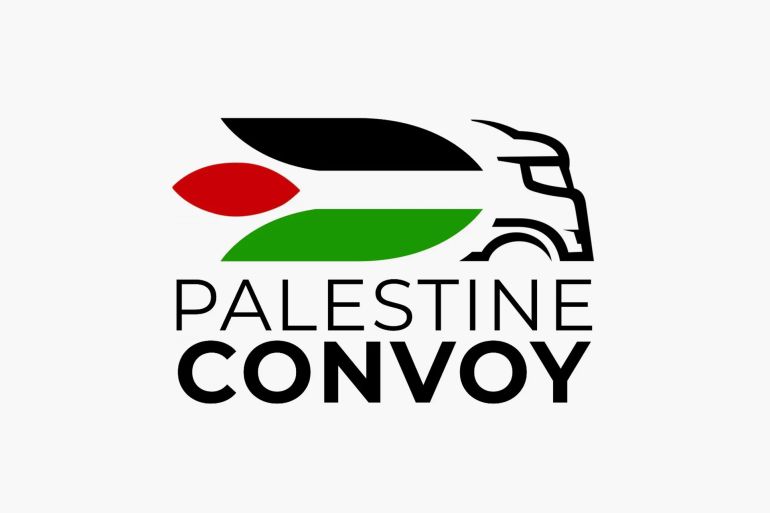 convoy-3-1784829754 شعار قافلة فلسطين المصدر: موقع قافلة فلسطين