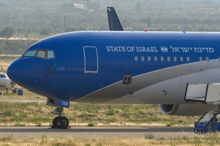 getty_695196123e-1766954514 ATHENS, GREECE - JUNE 13: Israeli state aircraft Wing of Zion which flew to Greece from Ben Gurion airport, is seen at International Airport in Athens on June 13, 2025 in Athens, Greece. The Israeli government aircraft has been relocated to the Athens Flight Information Region due to the suspension of commercial flights in Israel. Last night, Israel attacked Iran with 200 jets, killing top military officials and nuclear scientists. Iran has responded by sending 100 drones to counterattack and says Israeli attacks are a declaration of war. (Photo by Milos Bicanski/Getty Images)