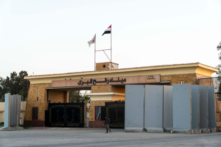 getty_6a6b7d4e5e-1785429326 RAFAH, EGYPT - FEBRUARY 01: A general view of the border crossing on February 1, 2026 in Rafah, Egypt. It was announced on Friday that the Rafah border crossing between Egypt and Gaza will reopen on Monday, with Sunday being a trial day for testing the crossing's operational procedures. The crossing has been completely nearly 20 months and the reopening was part of the ceasefire dea between Israel and Palestine. (Photo by Ali Moustafa/Getty Images)