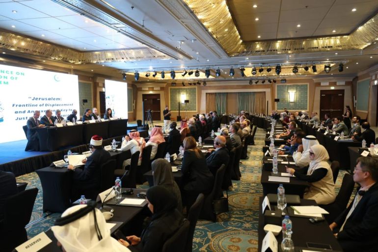 mwtmr-alqds-2-1784392227 جانب من المشاركين في المؤتمر الذي استضافته القاهرة