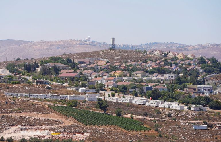 reuters_6a472659-1783047769-1 Jewish settlement of Shilo in the Israeli-occupied West Bank as seen from the Palestinian village of Jalud July 2, 2026. REUTERS/Ali Sawafta