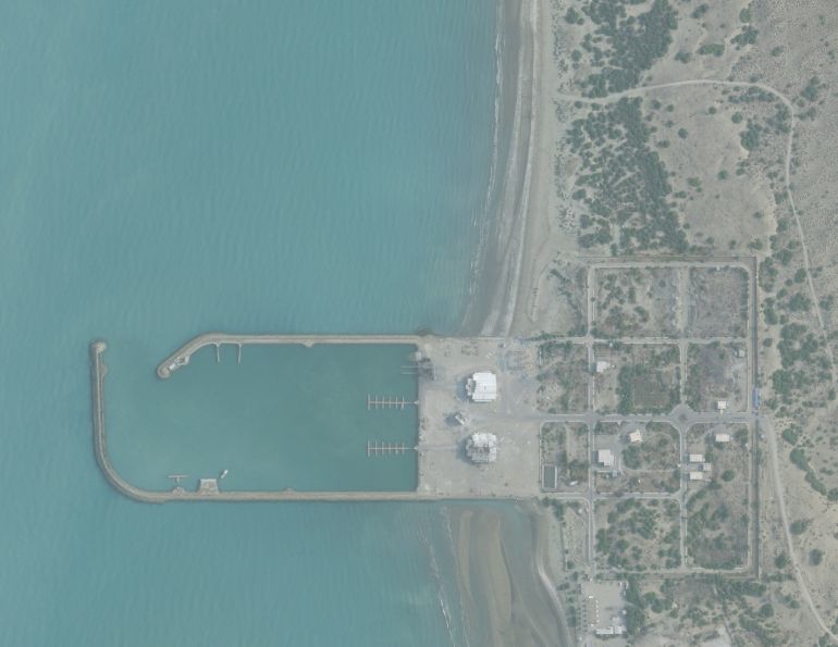reuters_6a4f873a-1783596858 Satellite imagery shows damage to an Iranian port building following recent U.S. strikes in Sarkhur Tahruyi, Hormozgan Province, Iran, July 9, 2026. 2026 Planet Labs PBC/Handout via REUTERS THIS IMAGE HAS BEEN SUPPLIED BY A THIRD PARTY. MANDATORY CREDIT.