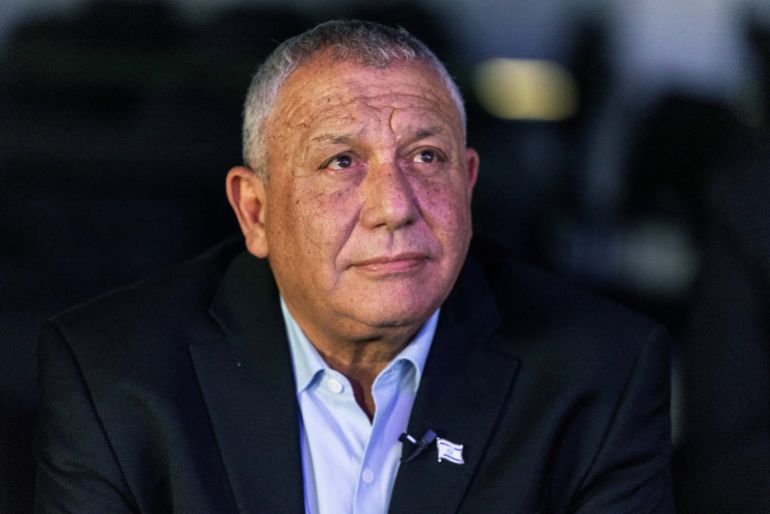 reuters_6a5a8271-1784316529 FILE PHOTO: Former Israeli military chief Gadi Eisenkot, who is running for prime minister in the next Israeli elections, attends MUNI EXPO, a municipal conference, in Tel Aviv, Israel June 24, 2026. REUTERS/Nir Elias/File Photo