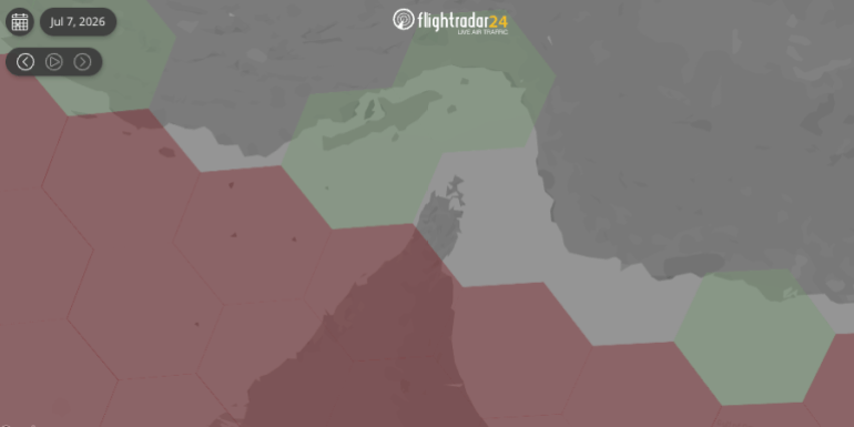 tshwysh-1783506374 تشويش في مضيق هرمز 7 يوليو/ تموز الجاري (فلايت رادار).