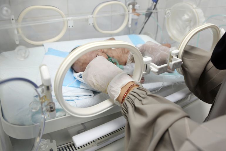 56909-1786708559 SANAA, YEMEN - JULY 22: Children suffering from severe acute malnutrition continue to receive treatment under limited medical conditions at Al-Sabeen Hospital in Sanaa, Yemen, on July 22, 2026. The children are being treated in the hospital's neonatal intensive care unit (NICU) for premature infants and malnutrition ward. Located in the Yemeni capital controlled by the Iran-backed Houthis, the hospital continues to provide care despite limited resources. (Photo by Mohammed Hamoud/Anadolu via Getty Images)