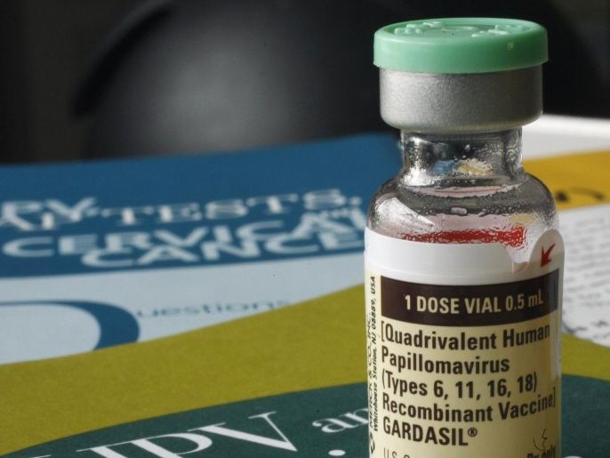 FILE - In this Friday, Feb. 2, 2007 file photo, one dose of the vaccine Gardasil, developed by Merck & Co., is displayed in Austin, Texas. On Thursday, May 9, 2013, the GAVI Alliance, a public-private partnership that's worked with drugmakers to deliver affordable vaccines to poor countries to treat childhood illnesses, announced a program that will team multinational drugmakers Merck & Co. and GlaxoSmithKline with top global health groups to protect millions of girls in the world's poorest countries from deadly cervical cancer. Merck & Co. and GlaxoSmithKline PLC initially will provide 2.4 million doses of their vaccines against cancer-causing human papilloma virus, for a fraction of the cost commanded in Western countries. Merck will supply its Gardasil for $4.50 per dose, and Glaxo its Cervarix for $4.60 per dose. In the U.S., the shots cost well over $100 apiece, and a three-dose series over six months is required.(AP Photo/Harry Cabluck, File)