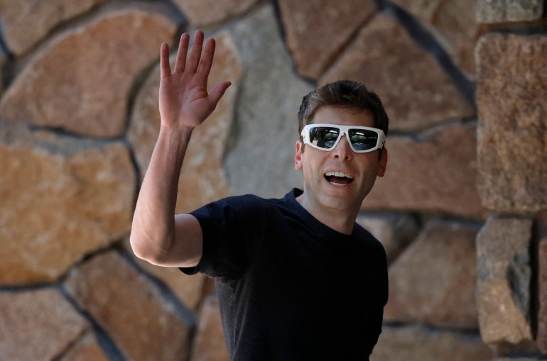 afp_68738dce6ffc-1752403406 SUN VALLEY, IDAHO - JULY 08: CEO of OpenAI Sam Altman arrives at the Sun Valley lodge for the Allen & Company Sun Valley Conference on July 8, 2025 in Sun Valley, Idaho. Every year, some of the world's wealthiest and most powerful figures from the media, finance, technology, and political spheres converge at the Sun Valley Resort for the exclusive week-long conference hosted by boutique investment bank Allen & Co. (Photo by Kevin Dietsch / GETTY IMAGES NORTH AMERICA / Getty Images via AFP)