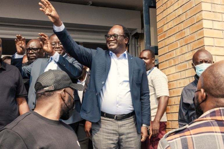 afp_6a852addb9e3-1787112157 National Reconciliation Party for Unity and Prosperity (NRPUP) presidential candidate Brian Muntayalwa Mundubile waves at supporters as he leaves Hot FM radio station studios in Lusaka, on August 12, 2026.