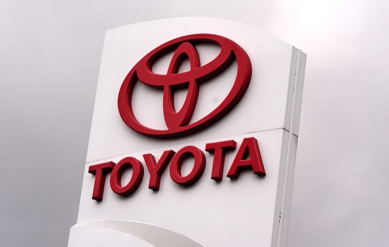 Toyota dealership, Thursday, April 30, 2026, in Nashua, N.H. (AP Photo/Charles Krupa)
