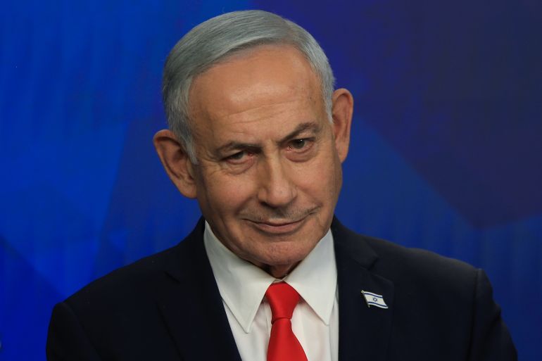 ap_6a5791ccf0e93-1784123853 Israeli Prime Minister Benjamin Netanyahu holds a news conference, in Jerusalem, Monday June 15, 2026. (Ronen Zvulun, Pool Photo via AP)