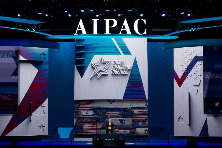 ap_6a6482cc27e4b-1784971980 Vice President Mike Pence speaks at the the American Israel Public Affairs Committee (AIPAC) 2020 Conference, Monday, March 2, 2020 in Washington. (AP Photo/Alex Brandon)
