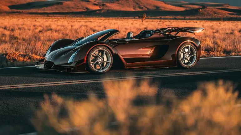 Czinger 21C Spyder محرك V8 مزدوج التيربو.(الموقع الرسمي للشركة المصنعة)