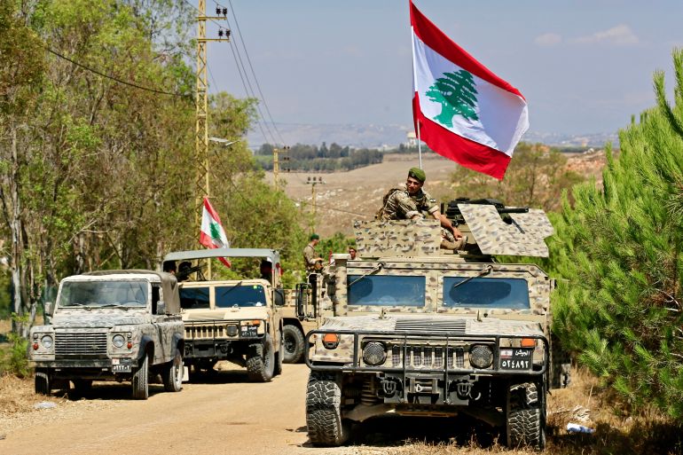 epa_6a5fa1ccb855-1784652236-2 epa13124871 Soldiers of the Lebanese army enter Zawtar al-Gharbiya, Lebanon, 21 July 2026. Lebanon deployed troops to take control of so-called 'pilot zones' in southern Lebanon from which Israeli troops are to withdraw. EPA/ALI-HASHISHO
