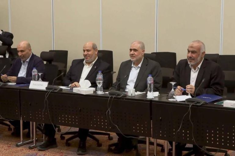 صورة سابقة من اجتماعات التفاوض في شرم الشيخ لاتفاق وقف إطلاق النار في غزة