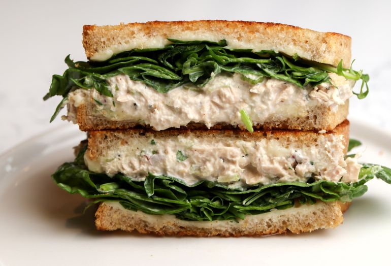gettyimages-2228995932-1785957645 Cambridge, MA - August 5: The tuna melt sandwich at the Daily Provisions restaurant on August 5, 2025. (Photo by Jonathan Wiggs/The Boston Globe via Getty Images)