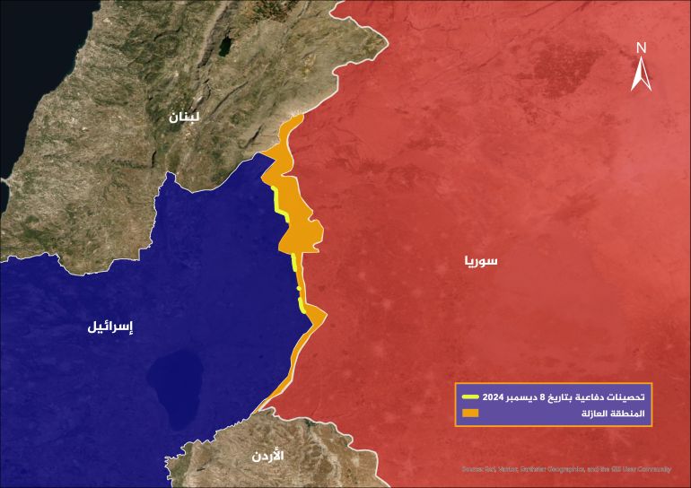 map-in-8-dec-2024-1787235623 تحصينات دفاعية بتاريخ 8 ديسمبر/كانون الثاني 2024