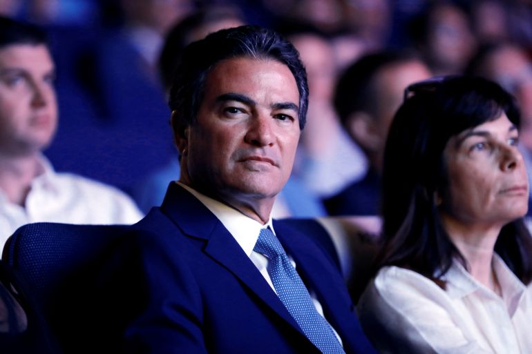 Yossi Cohen يوسي كوهين REFILE - CORRECTING DATE Mossad director Joseph (Yossi) Cohen attends a cybersecurity conference at Tel Aviv University, Israel June 25, 2019. Picture taken June 25, 2019. REUTERS/Corinna Kern