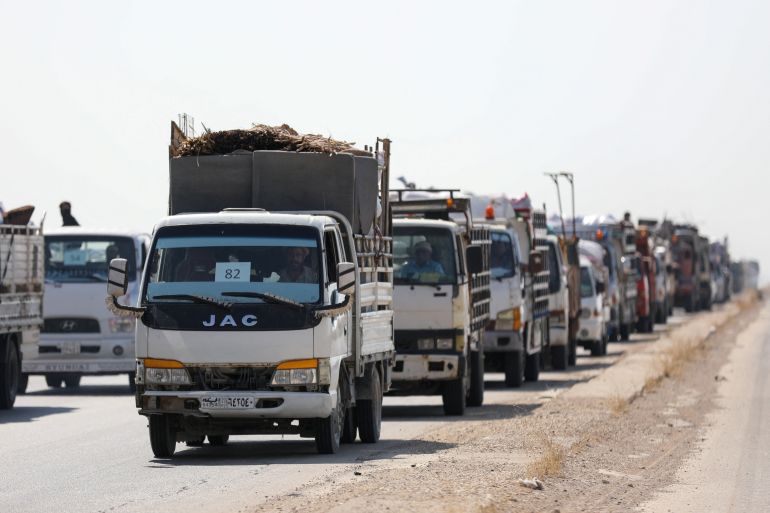 Kurds displaced during Syria's civil war return to their hometown of Ras al-Ain (Sere Kaniye) under a January 2026 agreement between the Syrian Democratic Forces (SDF) and the Syrian government, in Hasakah, Syria, August 10, 2026. REUTERS/Orhan Qereman