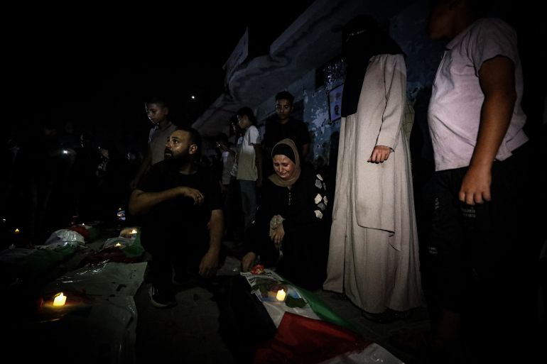 11gaza-1788675972 GAZA CITY, GAZA, PALESTINE - SEPTEMBER 5: Palestinians mourn over the bodies of their relatives recovered from the rubble of buildings targeted by Israeli military strikes in the Zeitoun neighborhood of Gaza City, Gaza, Palestine, on September 5, 2026. Following days of search and rescue operations by Palestinian Civil Defense teams that unearthed the bodies of more than 100 victims, including at least 70 children, grieving families gathered to claim the remains of their loved ones before funeral preparations. ( Khames Alrefi - Anadolu Agency )