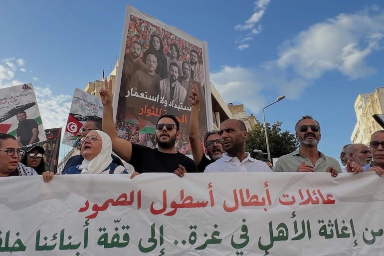 الاعتقالات طالت شباب ومشاركين من انتماءات مختلفة ( صفحة هيئة الصمود المغاربي )