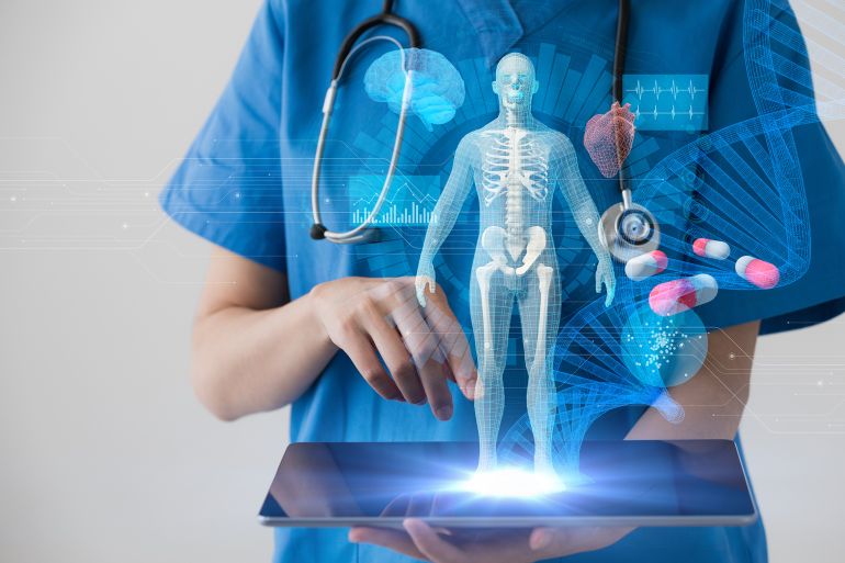 41-1790506562 Medical technology concept. Electronic medical record. المصدر AdobeStock