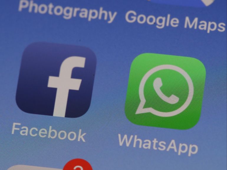 4b68520d-3930-420d-a9a2-51f13f3fc525 SAN ANSELMO, CALIFORNIA - MAY 14: The WhatsApp messaging app is displayed on an Apple iPhone on May 14, 2019 in San Anselmo, California. Facebook owned messaging app WhatsApp announced a cybersecurity breach that makes users vulnerable to malicious spyware installation iPhone and Android smartphones. WhatsApp is encouraging its 1.5 billion users to update the app as soon as possible. (Photo Illustration by Justin Sullivan/Getty Images)== FOR NEWSPAPERS, INTERNET, TELCOS
