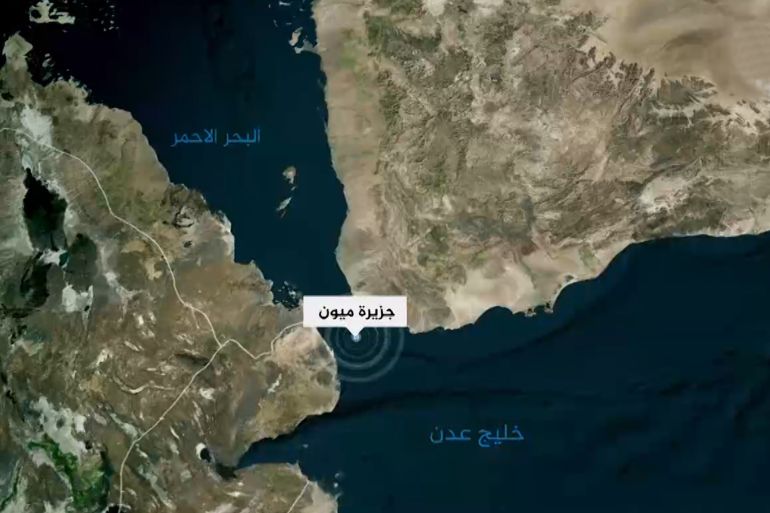 8-35 خريطة تبين موقع جزيرة ميون
