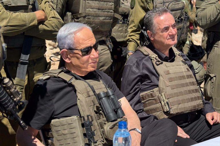 876854-1789020918-2 GOLAN HEIGHTS, SYRIA - SEPTEMBER 9: (----EDITORIAL USE ONLY - MANDATORY CREDIT - 'ISRAELI PRIME MINISTER'S OFFICE / HANDOUT' - NO MARKETING NO ADVERTISING CAMPAIGNS - DISTRIBUTED AS A SERVICE TO CLIENTS----) Israeli Prime Minister Benjamin Netanyahu (L) and Israeli Defense Minister Israel Katz (R) visit Israeli troops in the Mount Hermon (Jabal al-Sheikh) area near the Syrian Golan Heights in Syria, on September 9, 2026. (Photo by Israeli Prime Minister's Office / Handout/Anadolu via Getty Images)