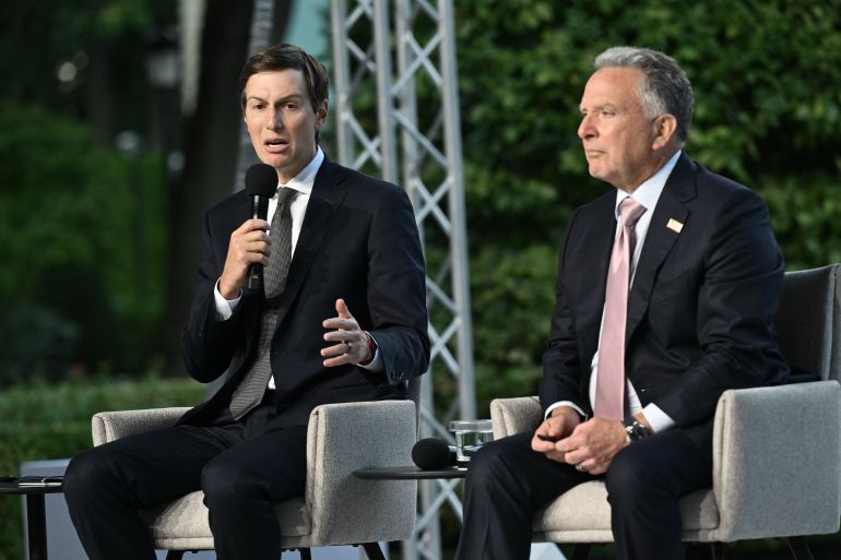 afp_6aa5ee7fbdb2-1789259391 US President Donald Trump's son-in-law Jared Kushner, next to US Special Envoy Steve Witkoff (R), speaks during a joint press conference with Ukrainian president following their talks in Kyiv on September 6, 2026, amid the Russian invasion of Ukraine.