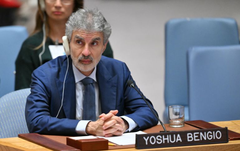afp_6ab513c46492-1790251972 Canadian computer scientist Yoshua Bengio looks on during a UN Security Council meeting on artificial intelligence during the 81st United Nations General Assembly at UN headquarters in New York on September 23, 2026. (Photo by ANGELA WEISS / AFP)