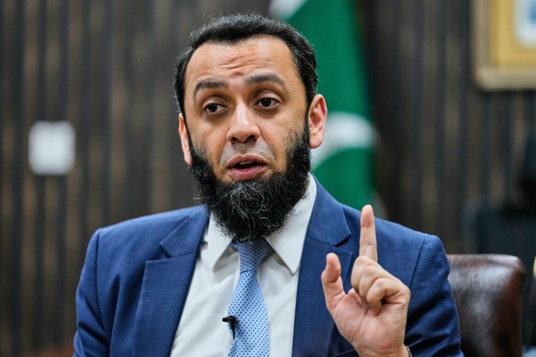 ap_6ab48d9d3663a-1790217629 Pakistan's Information Minister Attaullah Tarar speaks during an interview with The Associated Press, in Islamabad, Wednesday, March 18, 2026. (AP Photo/Anjum Naveed)