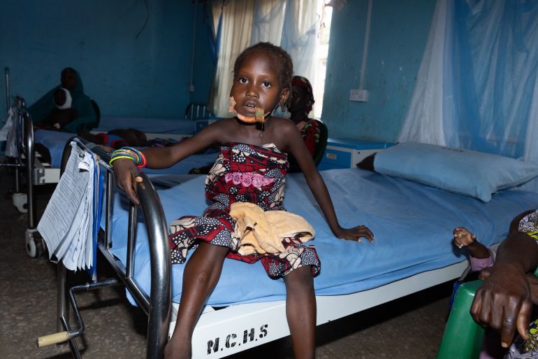 Husaiba Shehu, who underwent facial reconstructive surgery to help her recover from noma disease, is photographed at the Noma Children Hospital in Sokoto, northwest Nigeria, Thursday, Sept. 3, 2026. (AP Photo/Ifeanyi Emmanuel)