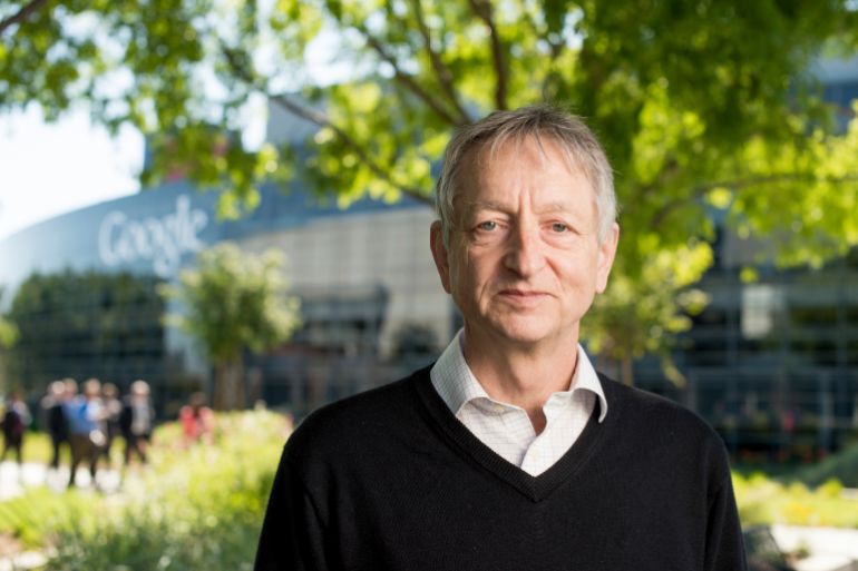 ap_6ab910aa6eb08-1790513322 FILE - Pioneering AI scientist Geoffrey Hinton, poses at Google's Mountain View, Calif, headquarters on March 25, 2015. There's a race underway to build artificial general intelligence, nicknamed AGI, a futuristic vision of machines that are broadly as smart as humans. Hinton prefers a different term for AGI — superintelligence — "for AGIs that are better than humans." (AP Photo/Noah Berger, File)