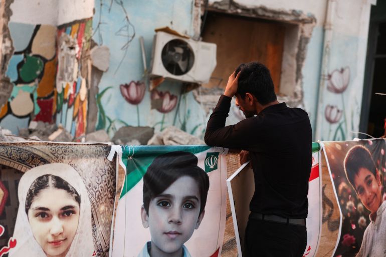 Masoud, an Iranian man who lost his son Mohammad Taha in the Minab school strike on February 28, reacts at the school in Minab, Iran, August 27, 2026. Majid Asgaripour/WANA (West Asia News Agency) via REUTERS ATTENTION EDITORS - THIS PICTURE WAS PROVIDED BY A THIRD PARTY. ISRAEL OUT. NO COMMERCIAL OR EDITORIAL SALES IN ISRAEL. NO ACCESS FOR ISRAELI MEDIA. NO USE BBC PERSIAN. NO USE VOA PERSIAN. NO USE MANOTO. NO USE IRAN INTERNATIONAL. NO USE RADIO FARDA. DIGITAL: NO USE BBC PERSIAN. NO USE VOA PERSIAN. NO USE MANOTO. NO USE IRAN INTERNATIONAL. NO USE RADIO FARDA.