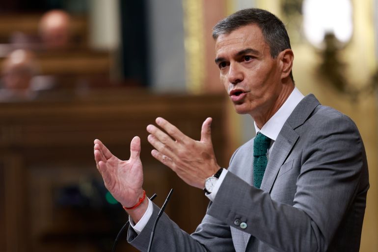 epa_6aa326c1b24c-1789077185 epa13208490 Spanish Prime Minister Pedro Sanchez speaks at the Congress of Deputies in Madrid, Spain, 03 September 2026. Sanchez appears before Spanish Lower Chamber to inform on the government's management of the ongoing migration crisis in the North African enclave of Ceuta following mass border crossings in July 2026. EPA/CHEMA MOYA