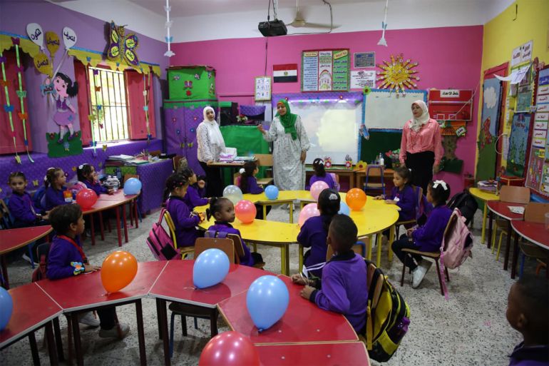 f-55588779-1788367693 مدرسة المدينة الجامعية بالدقى - اول يوم دراسة تصوير مجدى ابراهيم) (5)