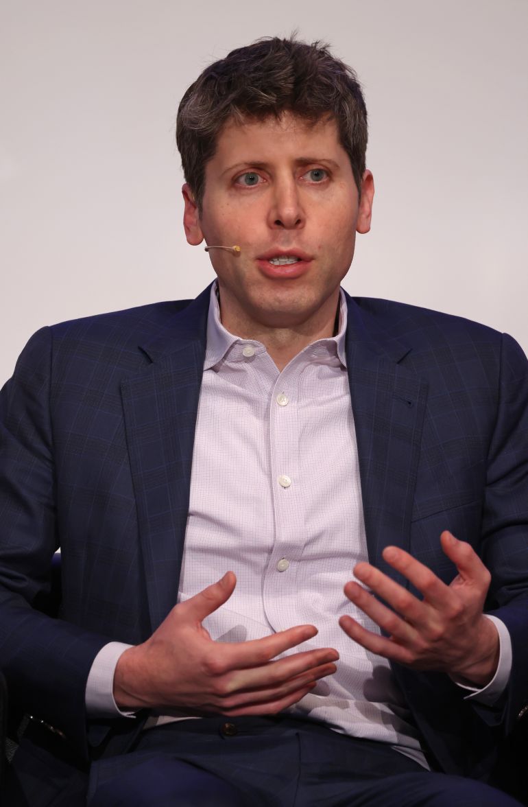getty_6a91695aca-1787914586 BERLIN, GERMANY - FEBRUARY 07: Sam Altman, co-founder and CEO of OpenAI, speaks during a panel discussion titled "The Age of AI" at the Technical University of Berlin on February 07, 2025 in Berlin, Germany. Altman said he predicts the pace of artificial intelligence's usefulness in the next two years will accelerate markedly compared to the last two years. (Photo by Sean Gallup/Getty Images)