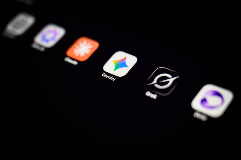 getty_6aadf61075-1789785616 LONDON, ENGLAND - SEPTEMBER 16: In this photo illustration, the icon for the AI app "Gemini" by Google is highlighted alongside other rival products on the screen of a tablet device on September 16, 2026 in London, England. (Photo illustration by Leon Neal/Getty Images)
