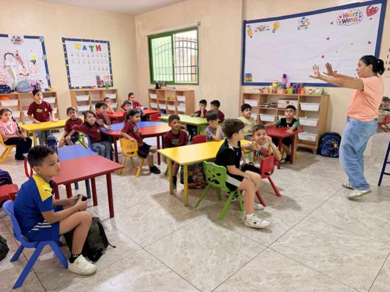 lebschool-2-1789745511 مدارس في المناطق المتوترة جهزت مباني بديلة لضمان استمرار الدراسة