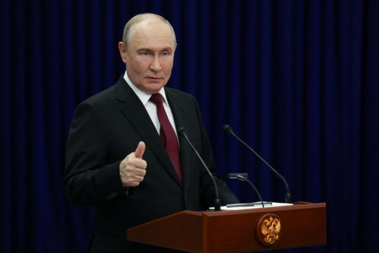 reuters_6a976304-1788306180 Russian President Vladimir Putin speaks during a press conference following the Shanghai Cooperation Organisation (SCO) summit in Bishkek, Kyrgyzstan September 2, 2026. Sputnik/Vyacheslav Prokofyev/Pool via REUTERS ATTENTION EDITORS - THIS IMAGE WAS PROVIDED BY A THIRD PARTY.