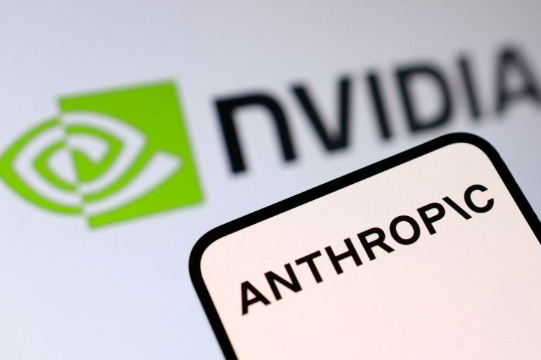 Nvidia and Anthropic logos are seen in this illustration taken, September 13, 2026. REUTERS/Dado Ruvic/Illustration