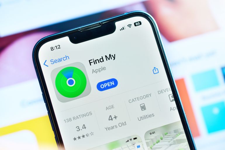 shutterstock_2253826503-1724152672 New Delhi, India – January 07, 2023: Find my is a device tracking service provide by apple, find my phone in iphone