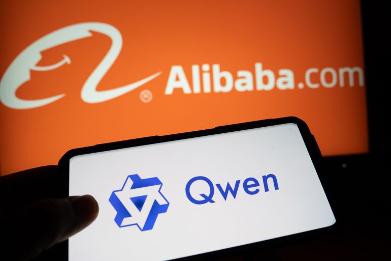 Qingdao,China-Apr.30.2025:Qwen is a family of large language models developed by Alibaba Cloud.