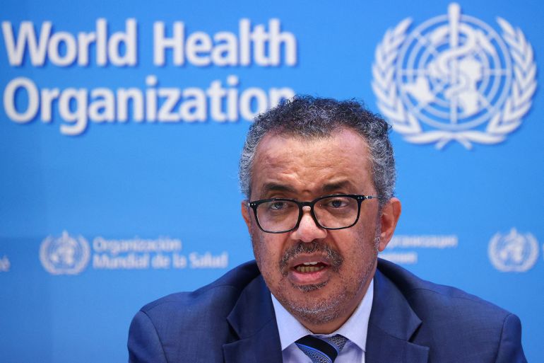 المدير العام لمنظمة الصحة العالمية تيدروس أدهانوم غيبرييسوس يطالب موسكو بتفاصيل إضافية