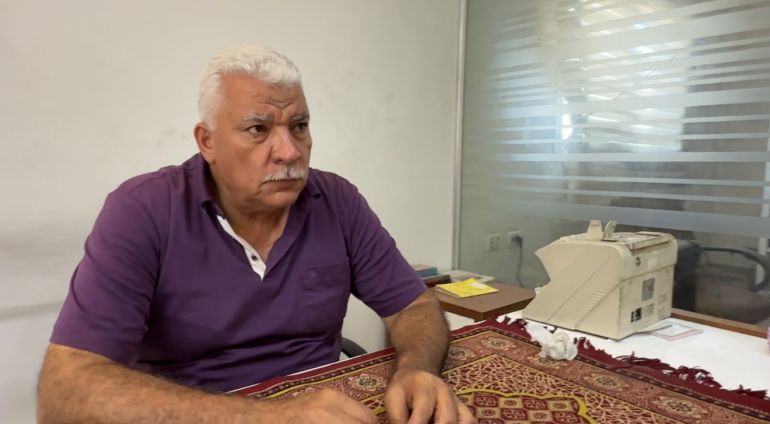 ناهض شحيبر، رئيس النقل الخاص في غزة.