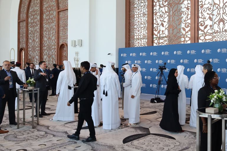 14as3d84a13d-1792410534 DOHA, QATAR - OCTOBER 19: Attendees are seen during the 8th Global Security Forum, held under the theme âThe Future of Alliances,â in Doha, Qatar, on October 19, 2026. The forum runs from October 19 to 21 and brings together participants to discuss global security issues. (Photo by Ali Altunkaya/Anadolu via Getty Images)