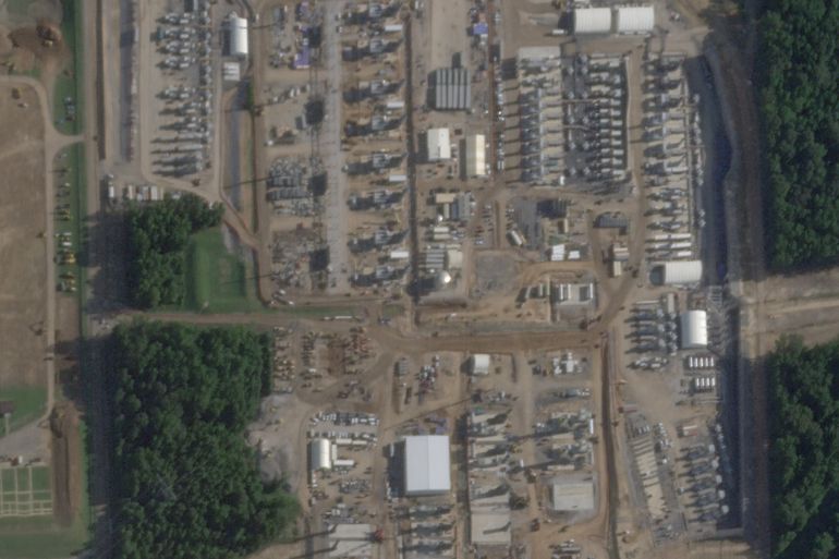 3-1791020315 This handout satellite image obtained from Planet Labs on August 7, 2026 and taken on July 14, 2026 shows the xAI power plant in Southaven, Mississippi. Hastily built to meet the skyrocketing demand for computing power required by the global artificial intelligence race, these data centers are meeting stiff opposition across the United States.
