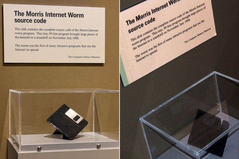35-1792671952 the morris internet worm source code المصدر Computer History Museum و حساب Cybersecurity على فيسبوك