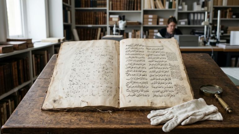 6-1791376517 أخطاء "أو سي آر" قد تنتقل إلى الذكاء الاصطناعي، فتتحول مع تكرارها إلى جزء من البيانات التي تتعلم منها النماذج.(مولدة بالذكاء الاصطناعي/الجزيرة)