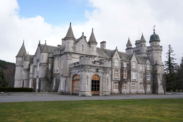 afp_6ae4d3856a04-1793381253 (FILES) In a picture taken on March 30, 2022, Balmoral Castle is pictured near Ballater in Scotland.